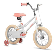 Girls Bike For Toddlers & Kids, 12" 14" 16" 20" with Training Wheels, Basket & Kickstand