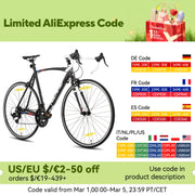 14 speed lightweight racing bike, city commuter road bike for men and women