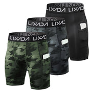 3 Pack Men Active Workout Underwear with Pocket