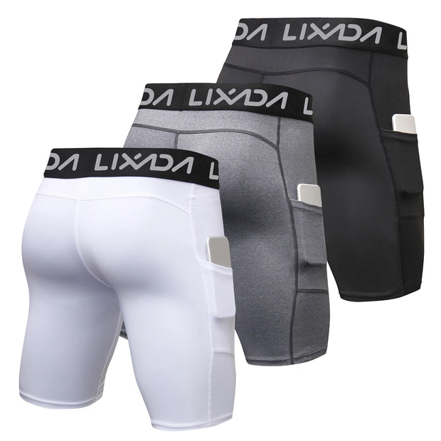 3 Pack Men Active Workout Underwear with Pocket