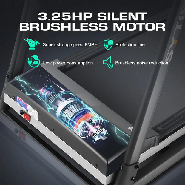 Folding Treadmill With TV Screen, WiFi and HiFi Speakers