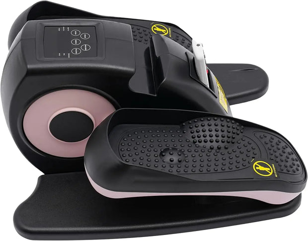 2-in-1 Sitting Foot Pedal Mini Elliptical Exercise Equipment with LCD Screen Remote Control