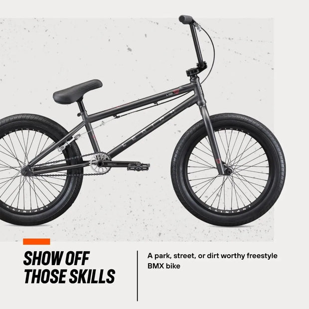Freestyle BMX Bike 4130 Chromoly Frame and 20-Inch Wheel for Advanced-Level or Professional Riders