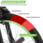 20 inch Freestyle Kids BMX Bike 360 Degree Gyro & 4 Pegs