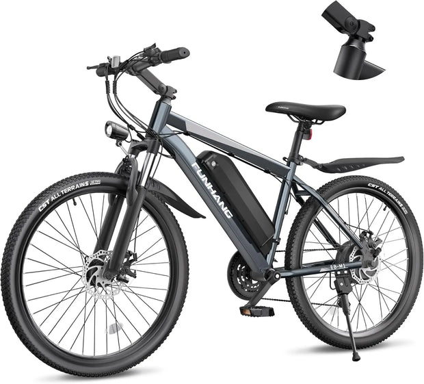 26'' 1000W Electric Mountain Bike with 48V 374.4WH Removable Battery
