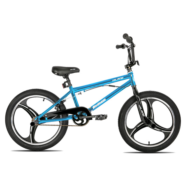 20 Inch BMX Bike for Boys Girls Ages 5-12, 360 Degree Rotor Freestyle, 4 Pegs Single Speed