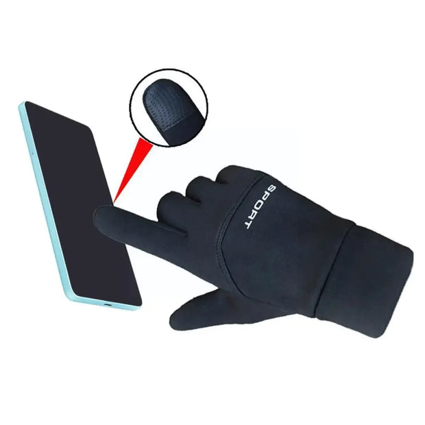 Boys Kids Outdoor Waterproof Thermal Grip Sports Gloves
