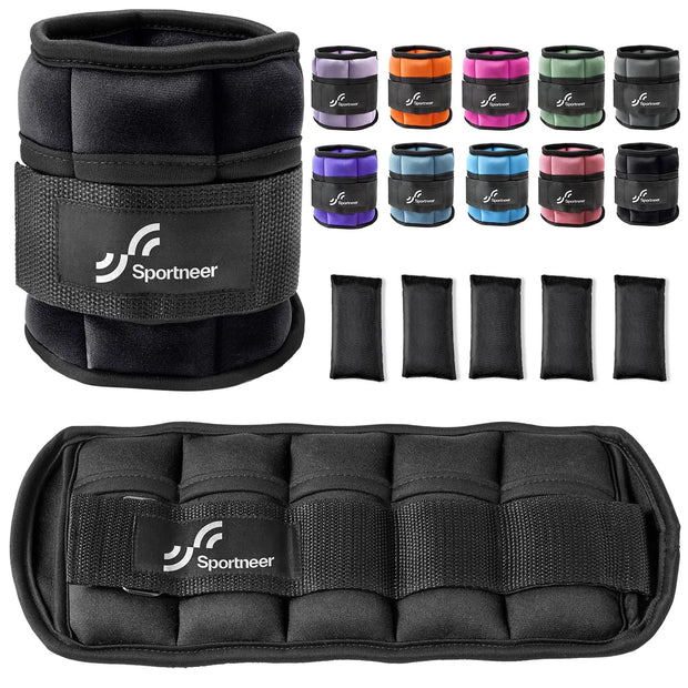1Pair 10lb Leg strap Ankle Weights  for Women, Men