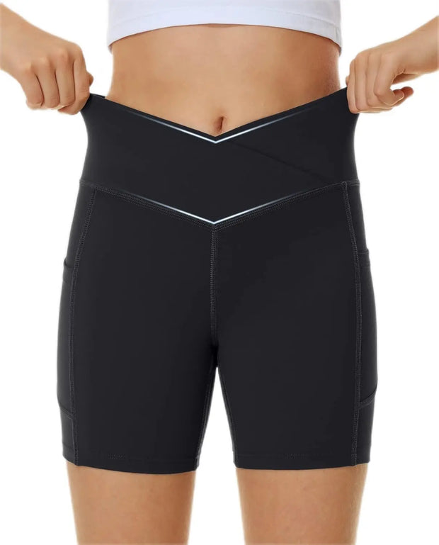 Teen Girls Volleyball Dance Gymnastics Athletic Spandex Shorts