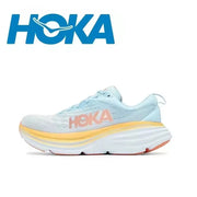 Original HOKA Bondi 8 Sport Road Running Breathable Anti Slip Cushioning Shoes for Men and Women
