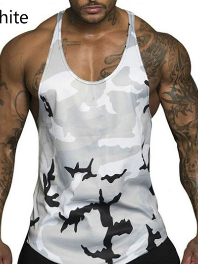 Men's Sleeveless Workout Bodybuilding  Athletic Tank Top