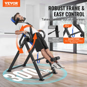 Heavy Duty Inversion Table Decompression Back Stretcher Equipment with Headrest