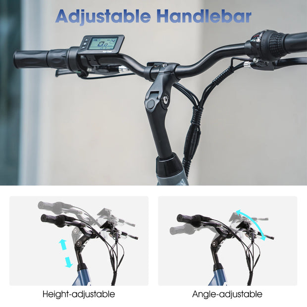 250W Women's Commuting electric bike with LCD display