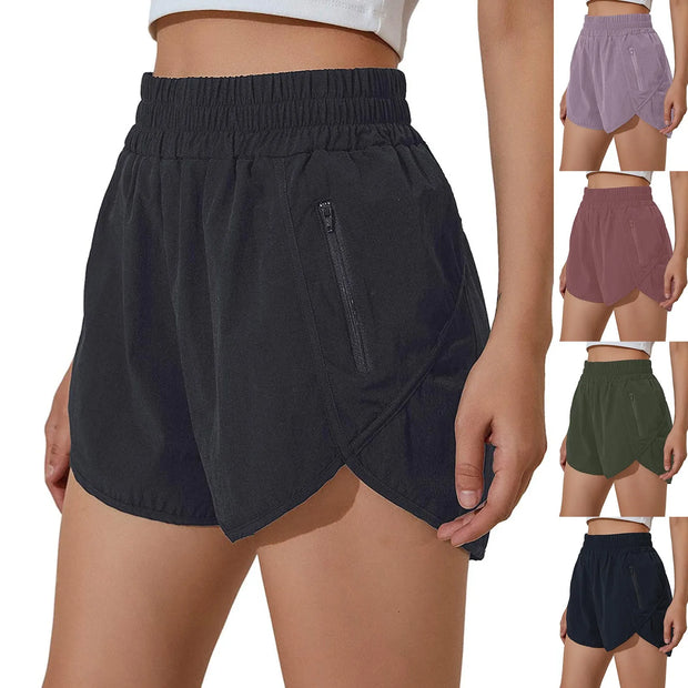 2025 Women's High Waist Exercise Shorts Sportswear