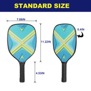 4 Premium Wood Pickleball Rackets 4 Pickleball Balls 4 Cooling Towels a Carry Bag