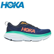 Original HOKA Bondi 8 Sport Road Running Breathable Anti Slip Cushioning Shoes for Men and Women