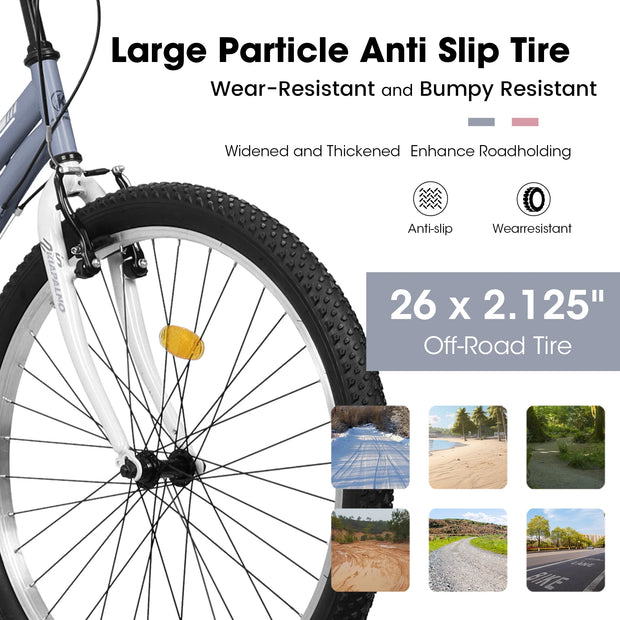 Womens Girls 26 Inch  21 Speed Mountain Bike