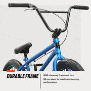 Freestyle BMX Bike 4130 Chromoly Frame and 20-Inch Wheel for Advanced-Level or Professional Riders