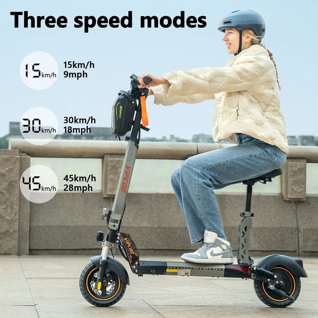 Portable Folding Design Electric Scooter 10 Inch Off-road Air Tire 700W Motor 48V13AH Battery