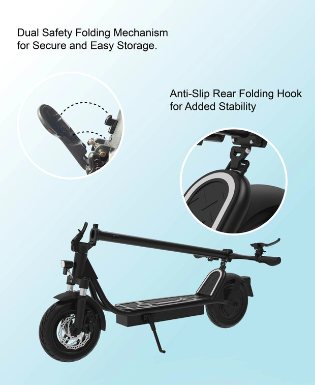 400W motor, 36V 13AH battery electric scooter, max speed 30KM/H, 45km max range
