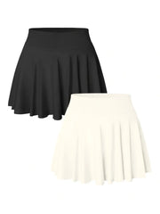 High-Waist Tennis Skirt Shorts for Women