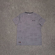 Ice silk stretch track and field short sleeved T-shirt for men loose and breathable, quick drying