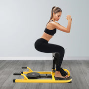 Multi-Function Deep Squat Bench Home Gym Workout Station Leg Exercise Machine
