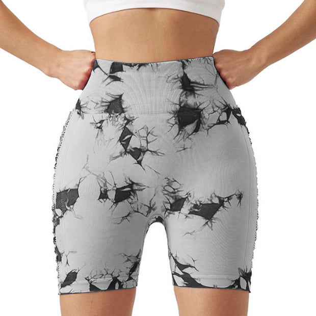 Women s High Waist Non-See Through Workout Shorts with Side Pockets
