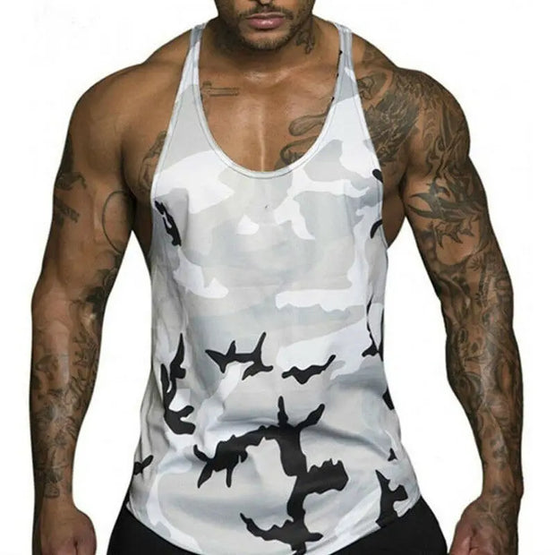 Men's Sleeveless Workout Bodybuilding  Athletic Tank Top