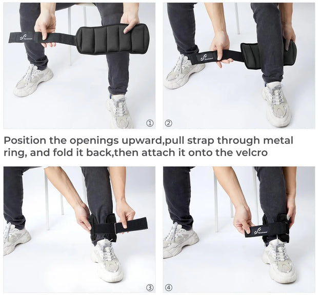 1Pair 10lb Leg strap Ankle Weights  for Women, Men