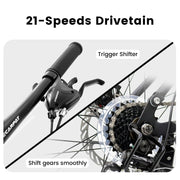 21-Speed Dual Full Suspension Mountain Bike 24/26/27.5 Inch