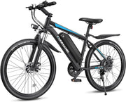 26'' 1000W Electric Mountain Bike with 48V 374.4WH Removable Battery