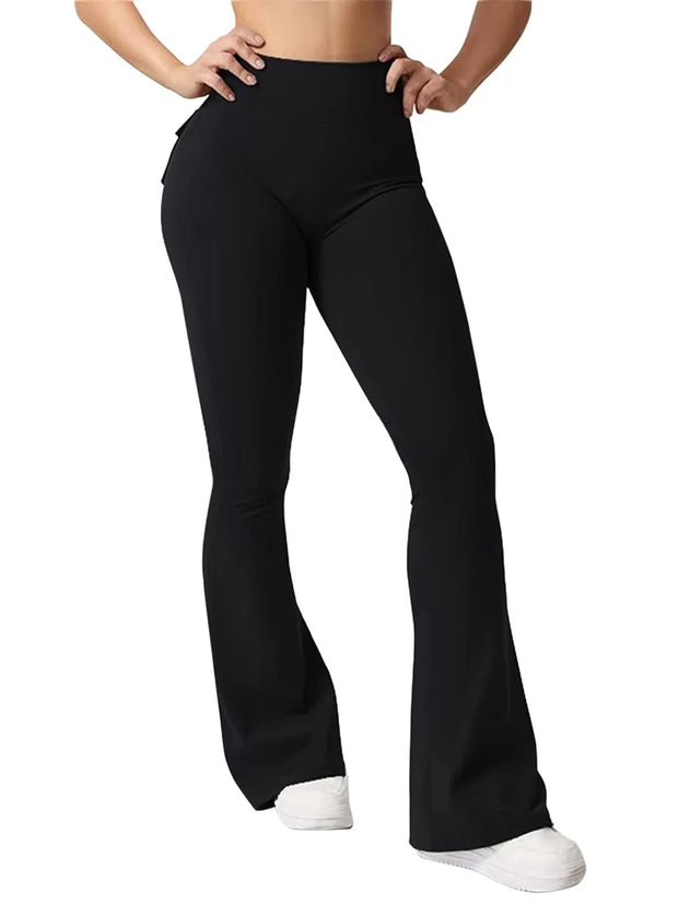 Women s High Waist Yoga Stretchy Leggings with Pockets