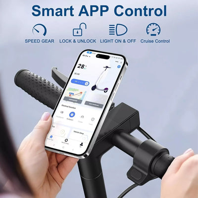 350W 25km/h APP Smart Control 8.5inch tire Folding Electric Scooter
