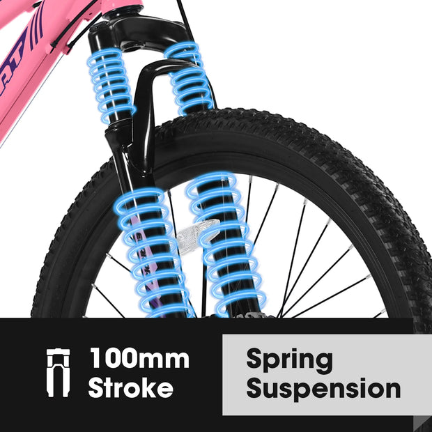 24 26 Inch wheel, 15" Steel Frame, 21-Speed  Female Bicycles