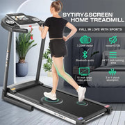 Folding Treadmill With TV Screen, WiFi and HiFi Speakers