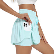 Flowy High Waisted Tennis Skort