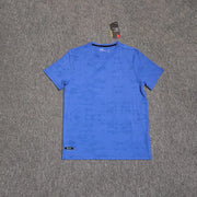 Ice silk stretch track and field short sleeved T-shirt for men loose and breathable, quick drying