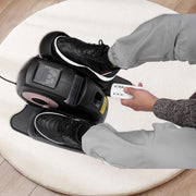 2-in-1 Sitting Foot Pedal Mini Elliptical Exercise Equipment with LCD Screen Remote Control