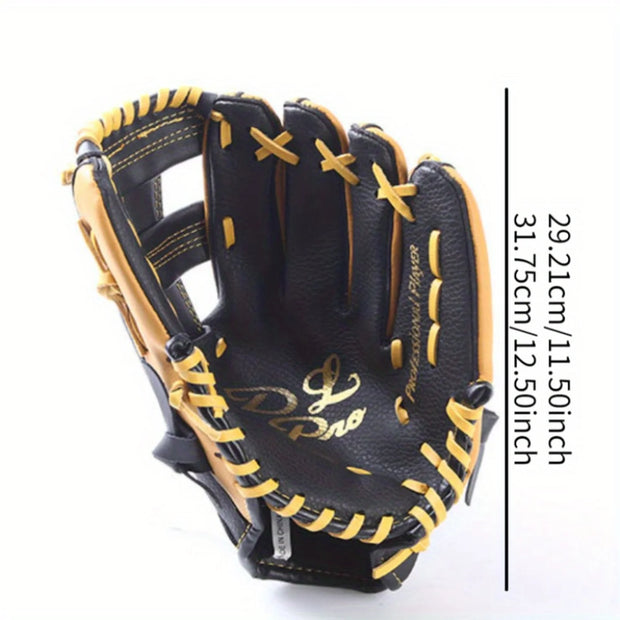 Cowhide Leather 1pc Double-layer Baseball and Softball Glove Suitable for Teens and Adults