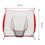 Baseball Softball Hitting Pitching Practice Net with Carry Bag for Indoor or Outdoor Use