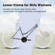 Womens Girls 26 Inch  21 Speed Mountain Bike
