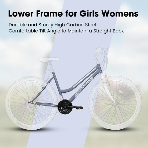 Womens Girls 26 Inch  21 Speed Mountain Bike