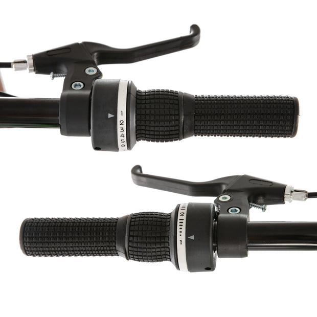 26 Inch Mountain Bike, 21 Speeds, High-Tensile Steel Frame, V Brake, Hardtail MTB